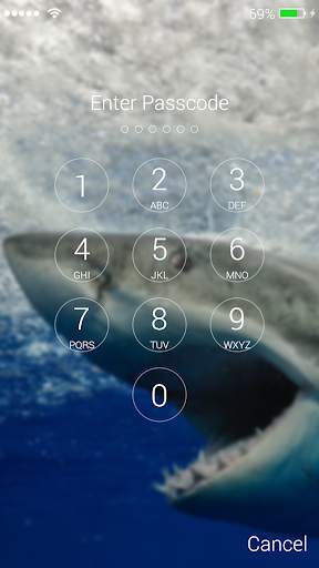 Great White Sharks Slide To Unlock Lock Screen screenshot 5