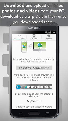 Easy Photo and Video Transfer screenshot 1
