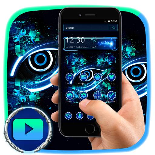 Blue Black Technology Theme 1.1.5