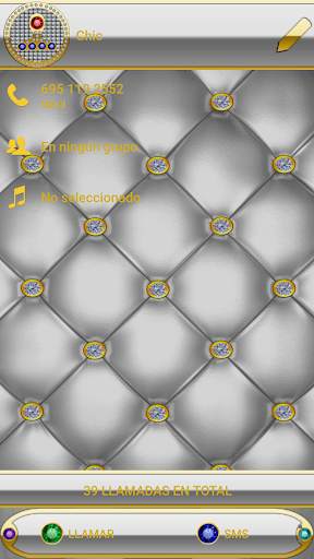 THEME EXDIALER GOLD DIAMONDS 4 screenshot 3