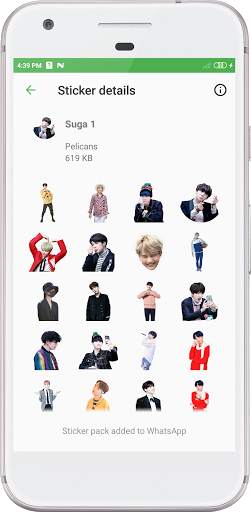 Suga WA-Stickers screenshot 2