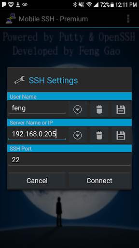 Mobile SSH (Premium Version) screenshot 1