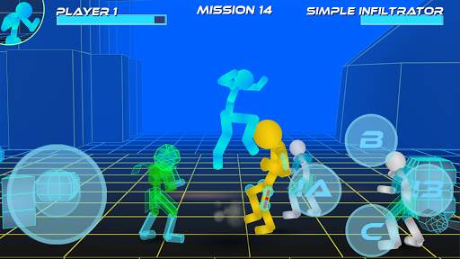 Stickman Neon Street Fighting screenshot 6