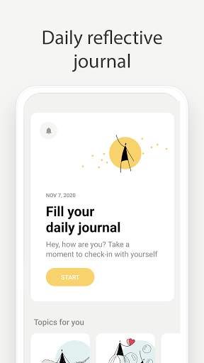 Reflect - Journal, Daily guided self reflection screenshot 1