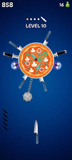 Knife play hit aim game screenshot 9