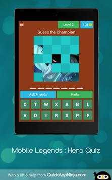 Mobile Legends : Hero Quiz screenshot 10