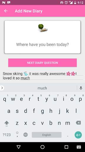 My Special Diary screenshot 3