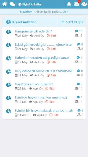 Seviyo - Mobil Sohbet ve Arkadaşlık Portalı screenshot 7