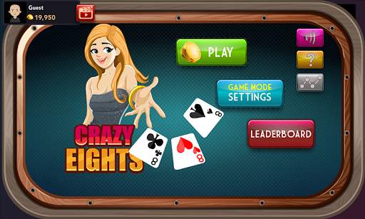Offline Crazy Eights - Free Ca screenshot 1