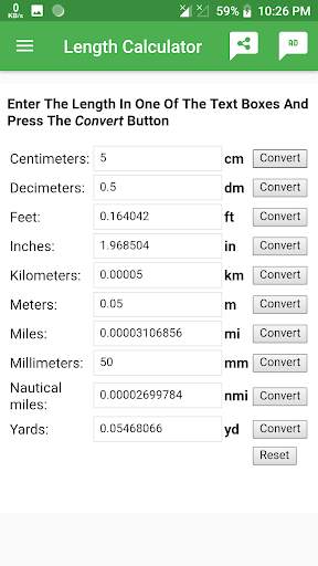 Length Calculator screenshot 2