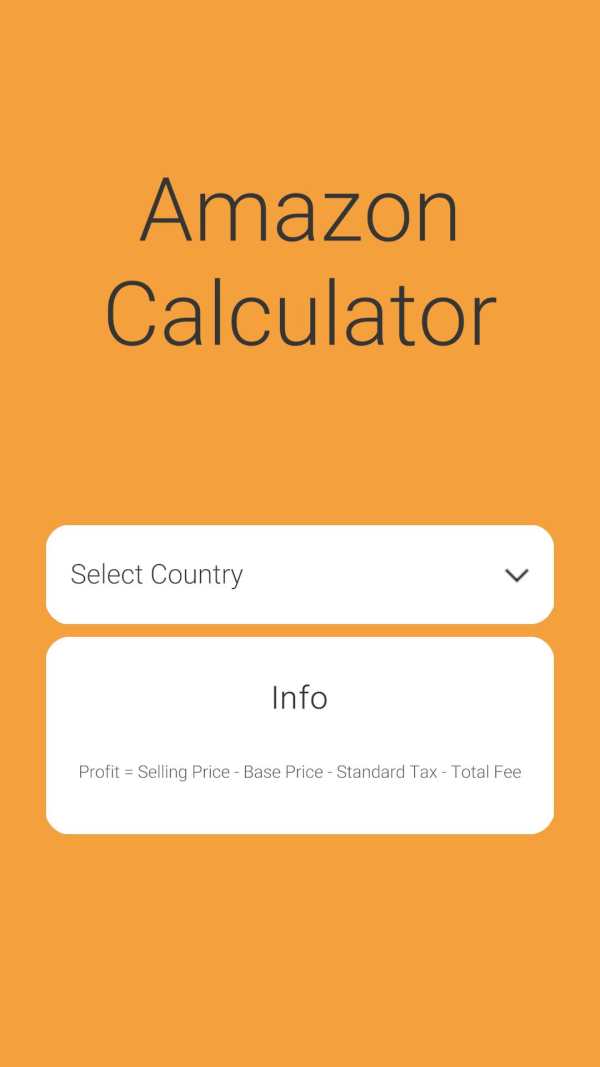 Profit Calculator : Amazon screenshot 1
