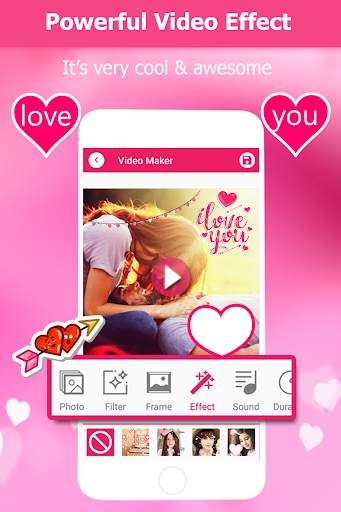 Video Slideshow Maker - Love V screenshot 2