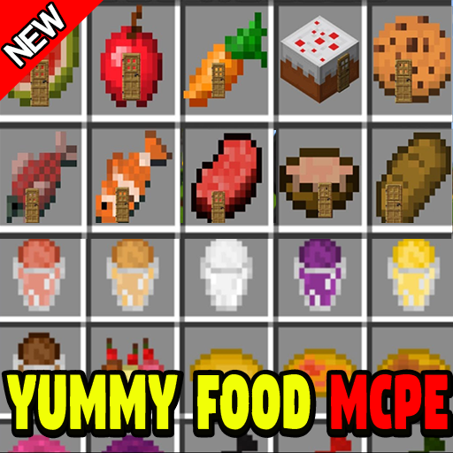 Yummy Food Addon Lots More Stuff for MCPE icon
