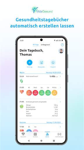 Diabetes-App   Blutdruck-App screenshot 3