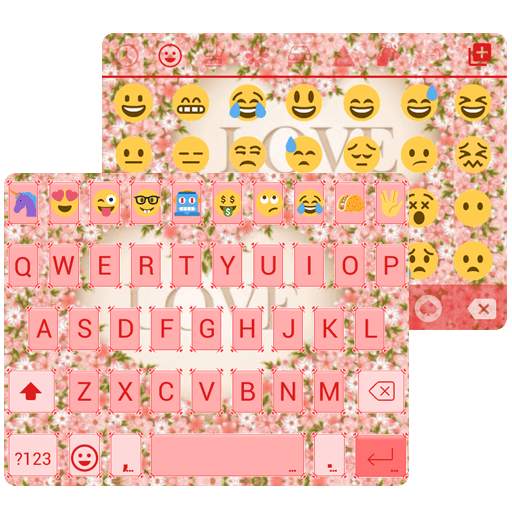 Love Flower Emoji Keyboard 1.0.7