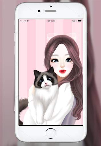 Cute Laurra Girl Wallpaper screenshot 4