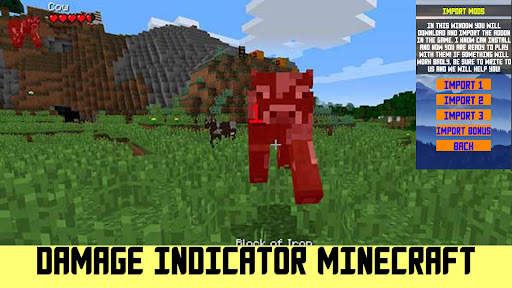Damage Indicator for Minecraft скриншот 3