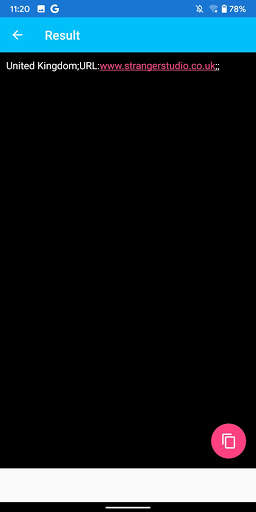 Camera QR scanner screenshot 2