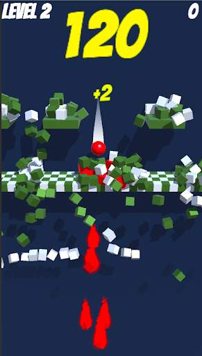 Fire Fall: Bouncy Ball Brick Breaker Fire balls 3D screenshot 3