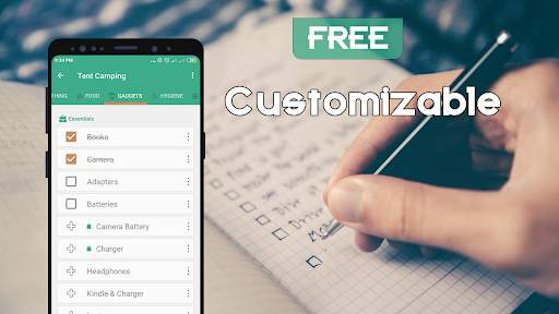 Simple Travel Packing List App screenshot 1