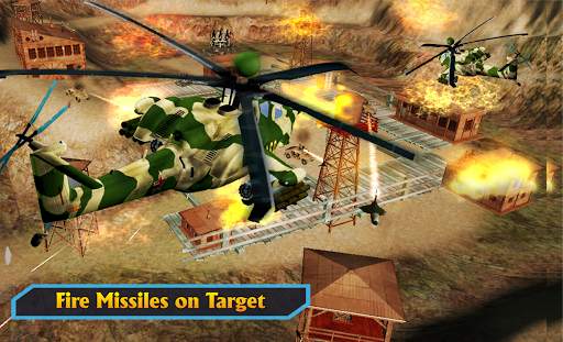 Gunship Helicopter Air War Strike screenshot 4