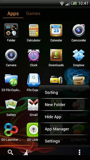 SAMOLED GO Launcher EX Theme screenshot 2