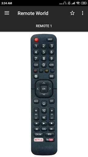 Hisense TV Remote Control screenshot 1