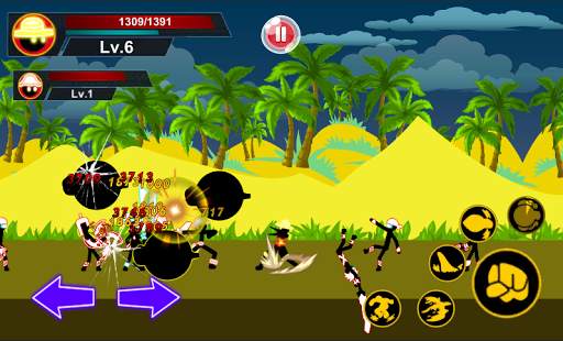 Stickman Hero - Pirate Fight screenshot 5