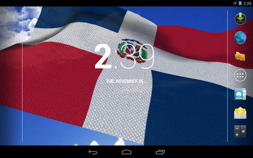 Dominican Republic Flag Live Wallpaper screenshot 8