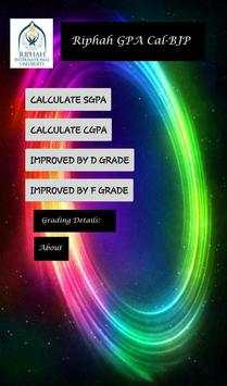 Riphah GPA Calculations screenshot 1