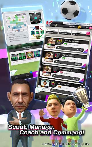 SEGA Pocket Club Manager screenshot 2
