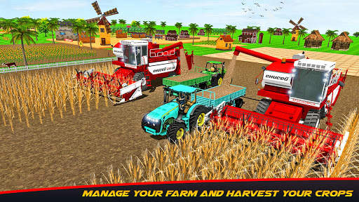 Tractor Pull & Farming Duty Game 2021 screenshot 5