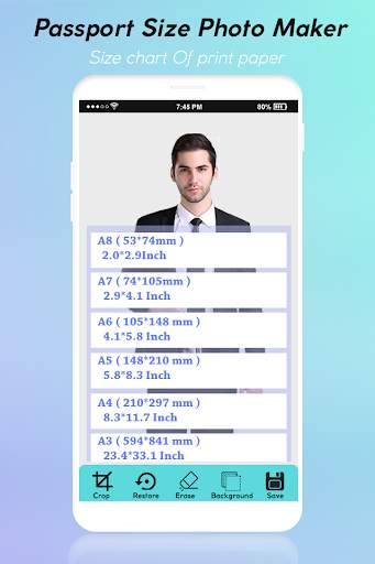 Passport Size Photo Maker photo editor screenshot 3