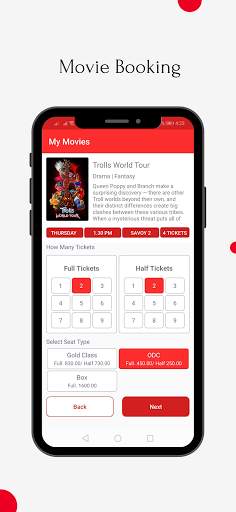 Movie Ticket Booking - My Tickets screenshot 6