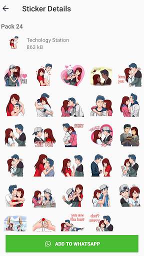 Love Stickers for WhatsApp :WA screenshot 4
