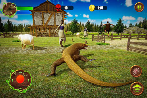 Angry Komodo Dragon: Epic RPG Survival Game screenshot 11