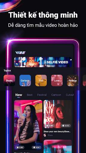 Vibe - Tạo video nhạc, hiệu ứng không cần kỹ năng screenshot 4