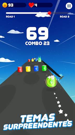 Estrada Espacial: Jogo da bola colorida screenshot 6