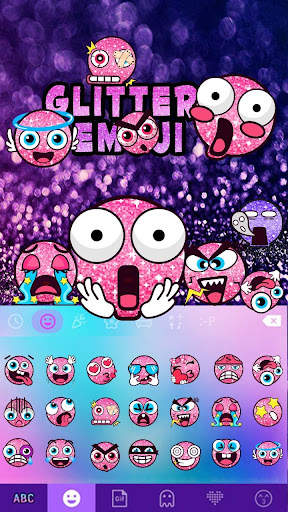 Glitter Emoji Stickers for Chatting (Add Stickers) screenshot 3