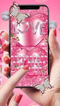 Love Heart Keyboard Theme screenshot 2