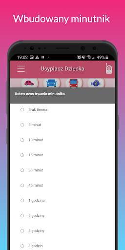 Usypiacz Dziecka - biały szum do usypiania dzieci screenshot 3