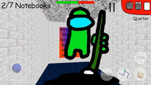Red Scary Impostor Teacher Among Math Us Mod screenshot 4