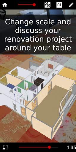 Floor plan - Home improvements in AR - Wodomo 3D screenshot 5