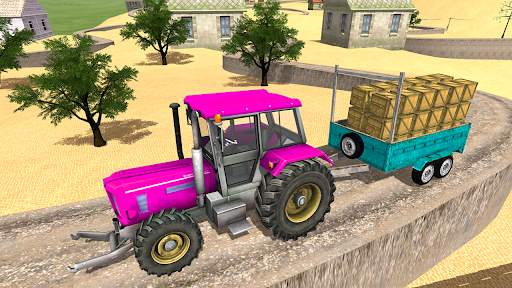 Tractor Trolley Driving Game screenshot 5