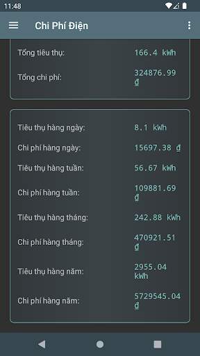 Chi Phí Điện screenshot 3