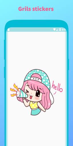 Funny Girl Stickers for WhatsApp screenshot 1