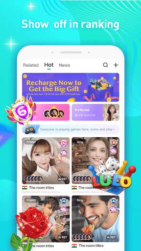 LightChat -Voice Chat & Meet & screenshot 1