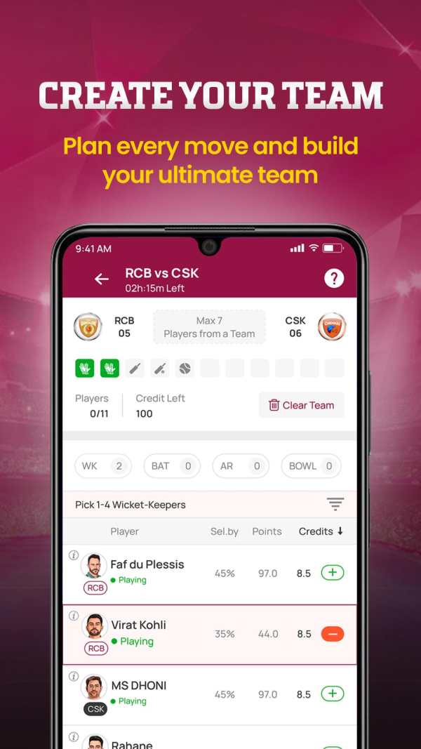 SportsBuzz11: Fantasy Cricket screenshot 4