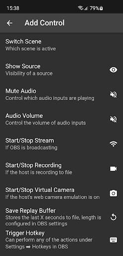 OBS Controller 3 تصوير الشاشة