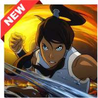 The Legend of Korra Wallpaper 4K logo